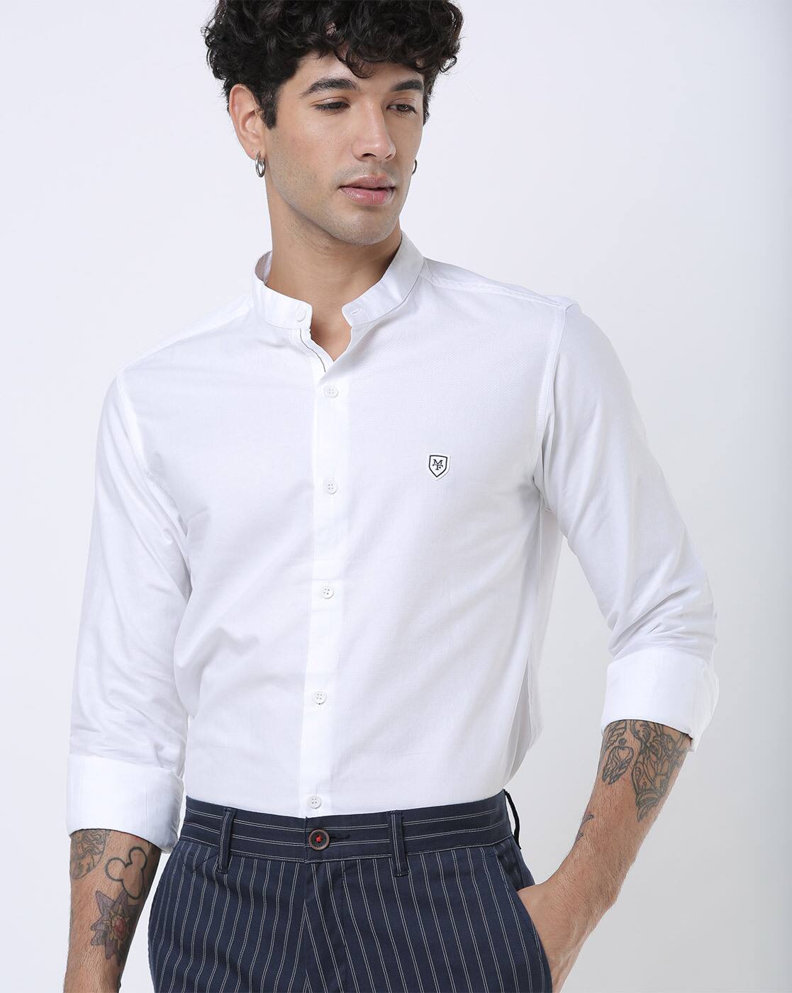 mufti slim fit shirts