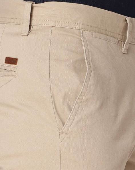 Buy Beige Trousers & Pants for Men by NETPLAY Online