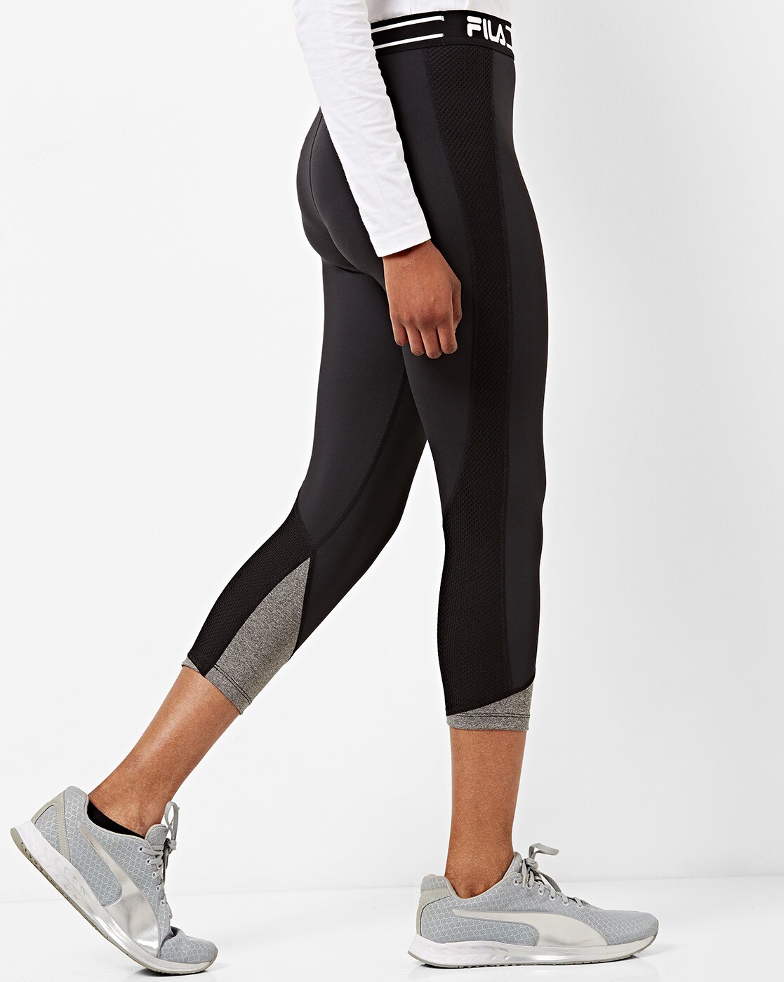 Buy Black Track Pants for Women by FILA Online