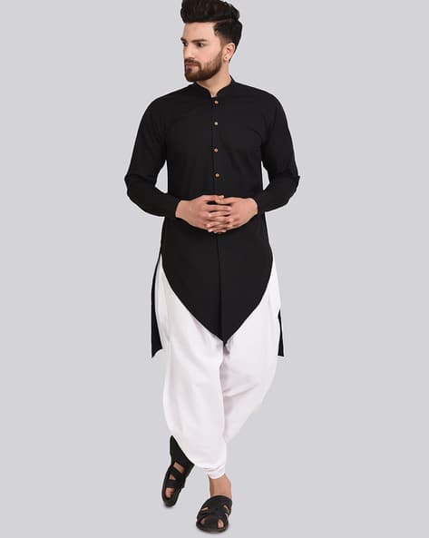 asymmetrical hemline kurtas