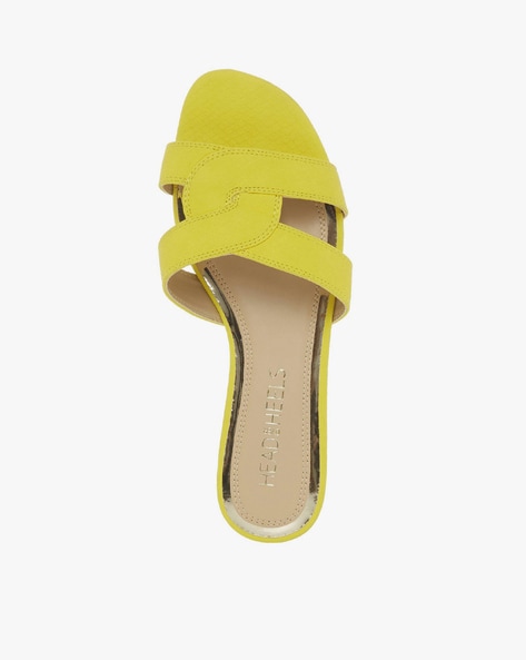 Dune yellow clearance sandals