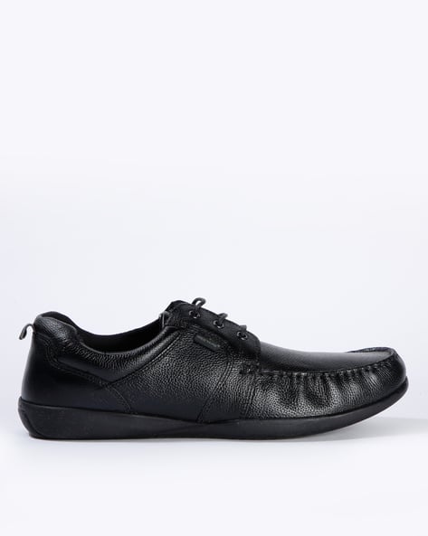 Textured Derby Shoes with Pull-Up Tabs
