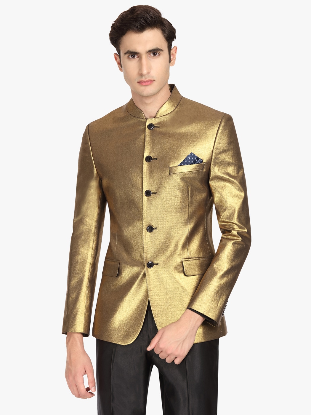 Gold discount blazers mens