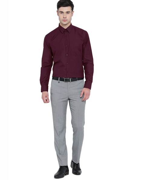 Which colour jeans or trousers go with a maroon shirt  Quora