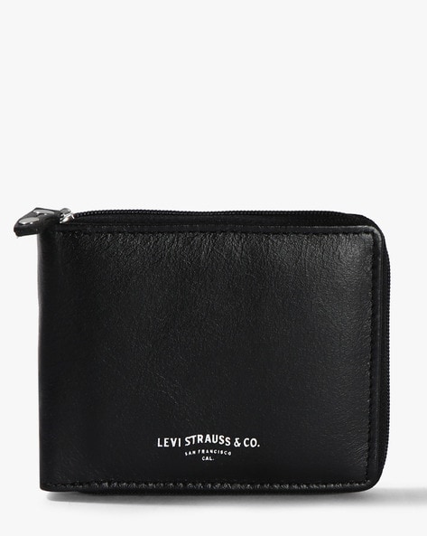 Top 69+ imagen levi's black leather wallet - Thptnganamst.edu.vn