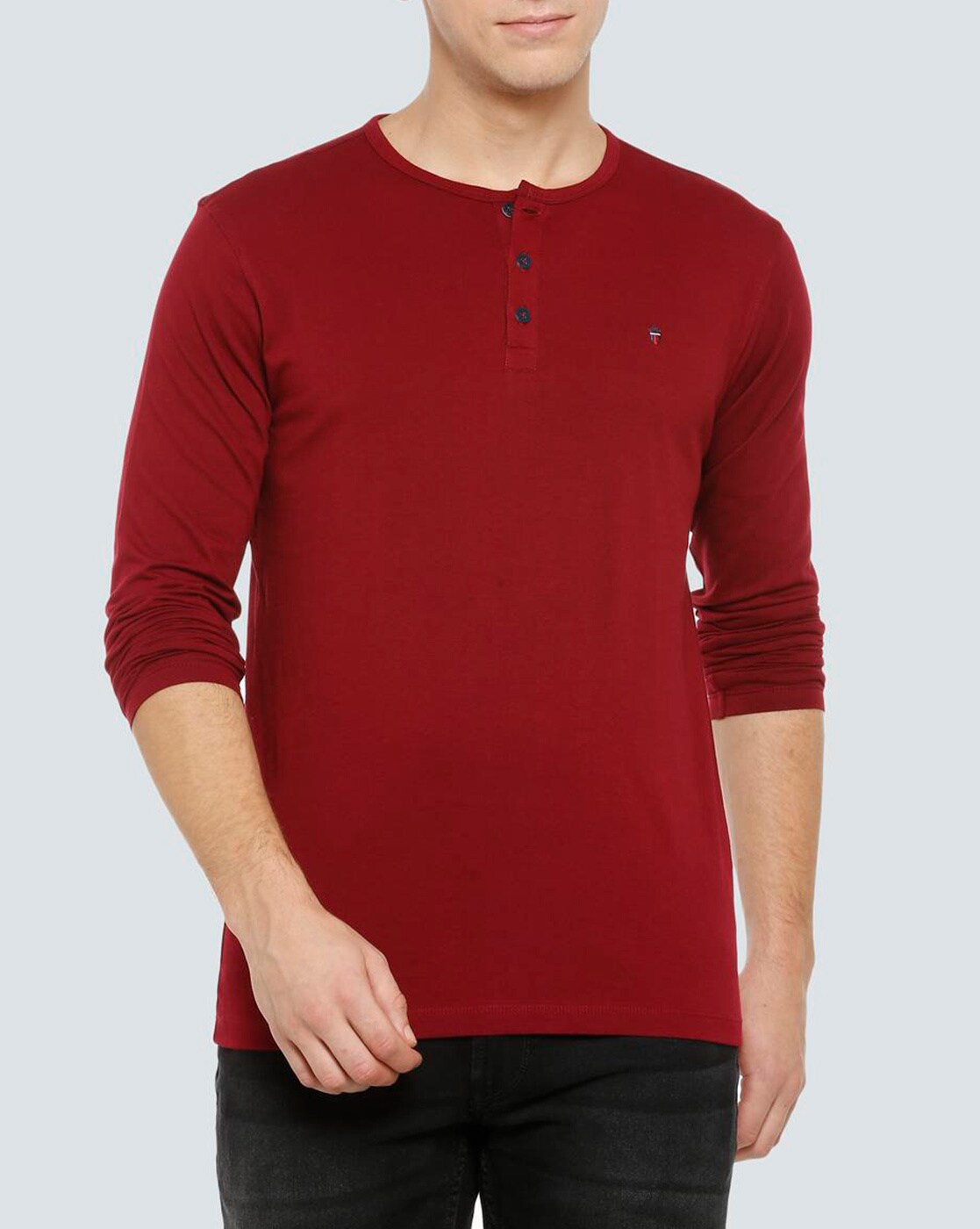 Buy Maroon Tshirts for Men by LOUIS PHILIPPE Online