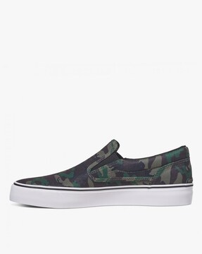 camouflage slip on shoes