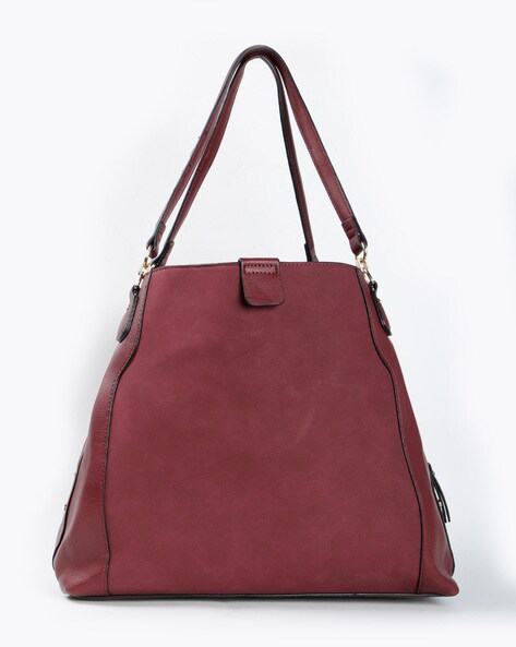 Burgundy Leather Purse Backpack | Women's - Qisabags