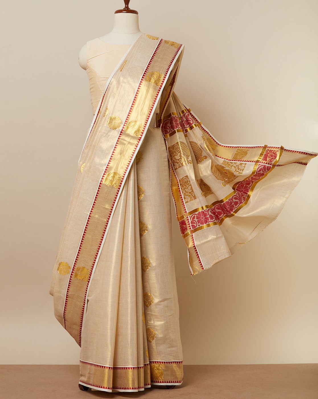 Buy Off White Sarees for Women by Saree Mall Online | Ajio.com