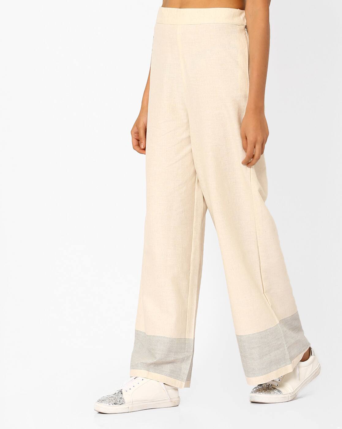 slip on closure palazzo