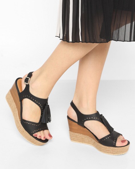 Wedges ajio on sale