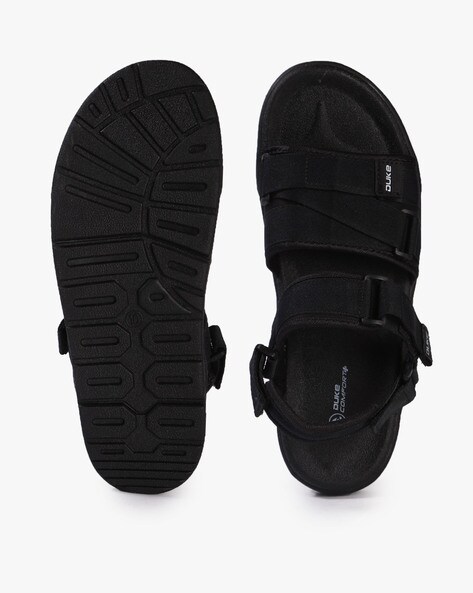 Buy Black Sandals for Men by DUKE Online Ajio