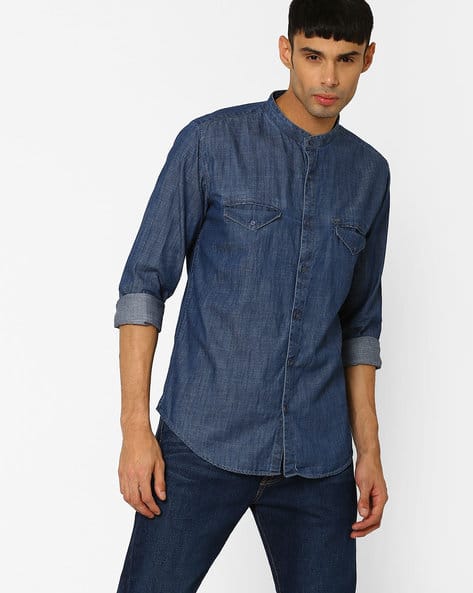 basics denim shirts