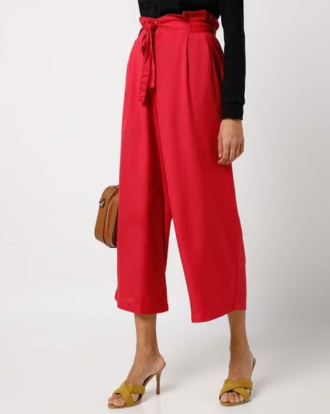 Boden Melina Paperbag Trousers Pop Red Size 20 Regular Bnwt  eBay