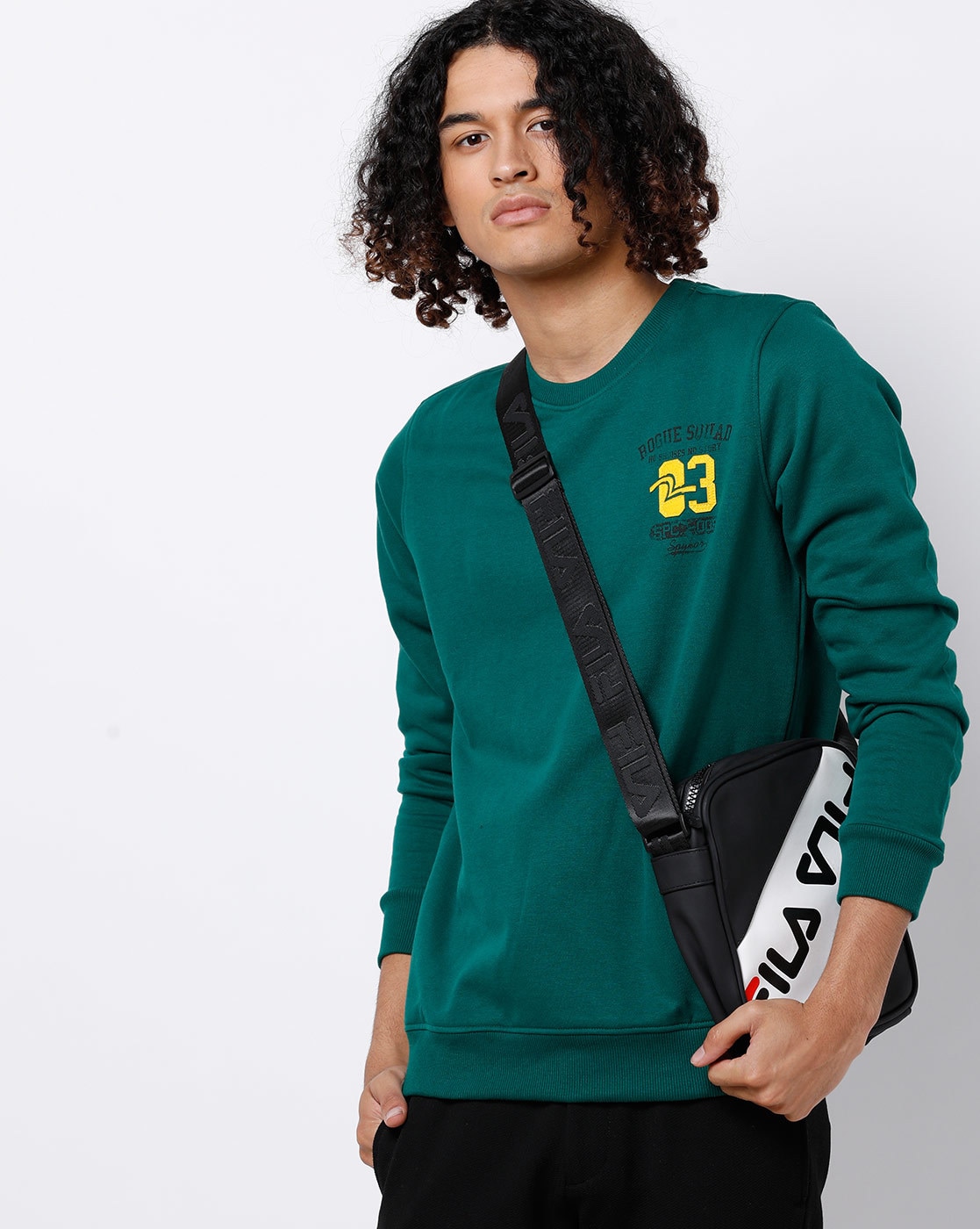 spykar sweatshirt with zipper