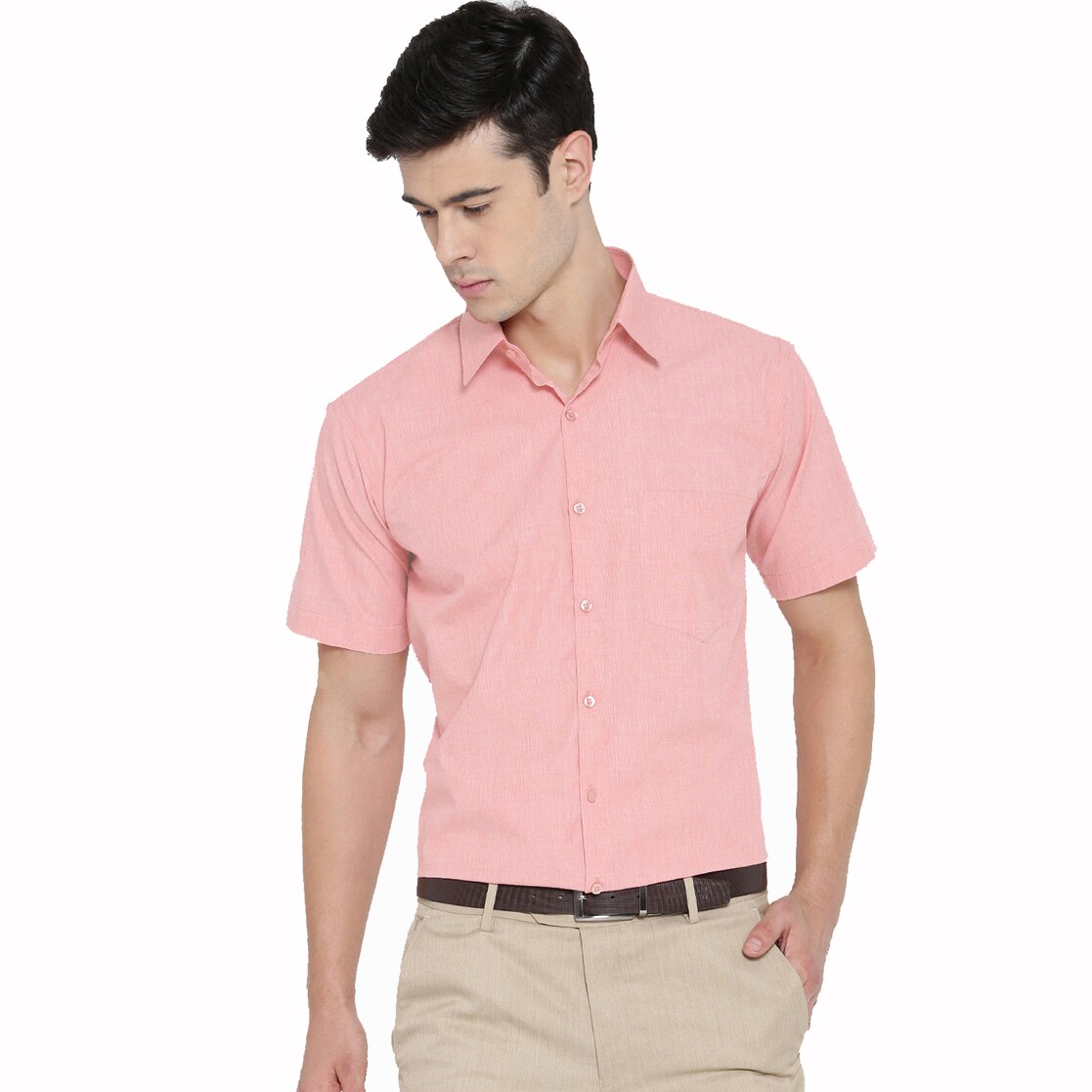 Buy Light Coral Shirts for Men by ...