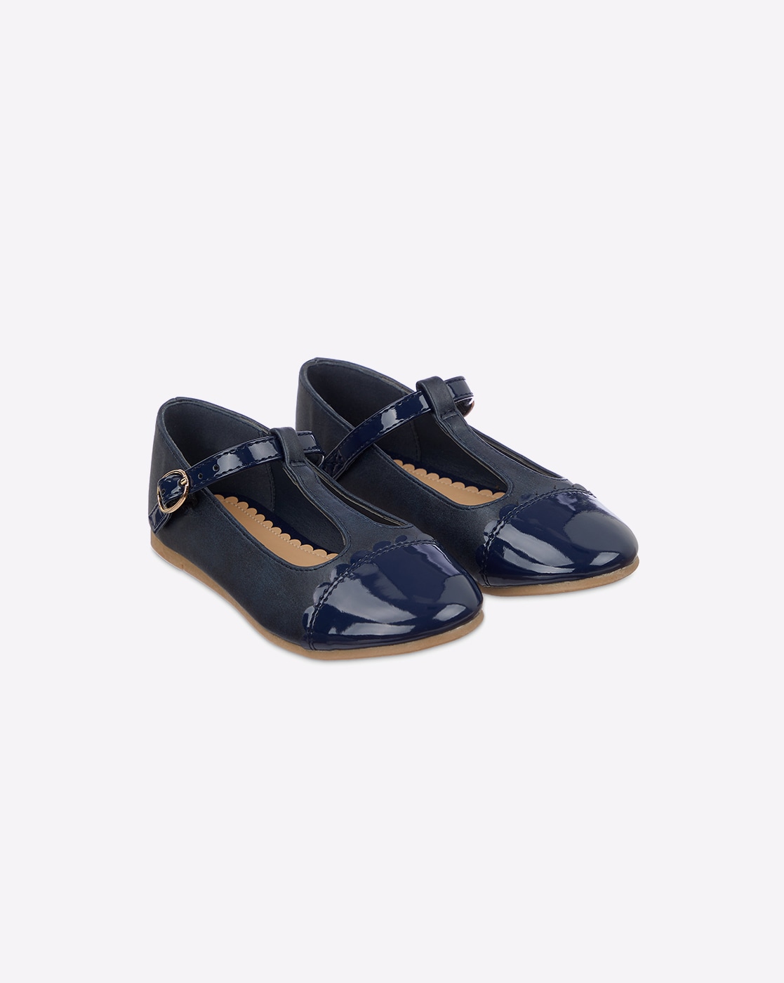 navy blue ballet shoes