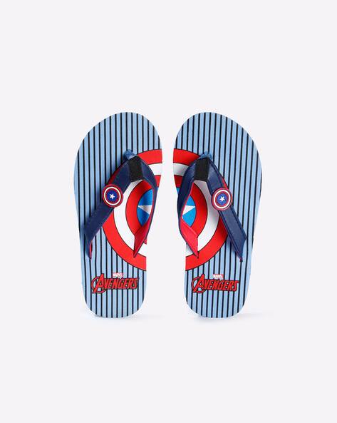 captain america flip flops