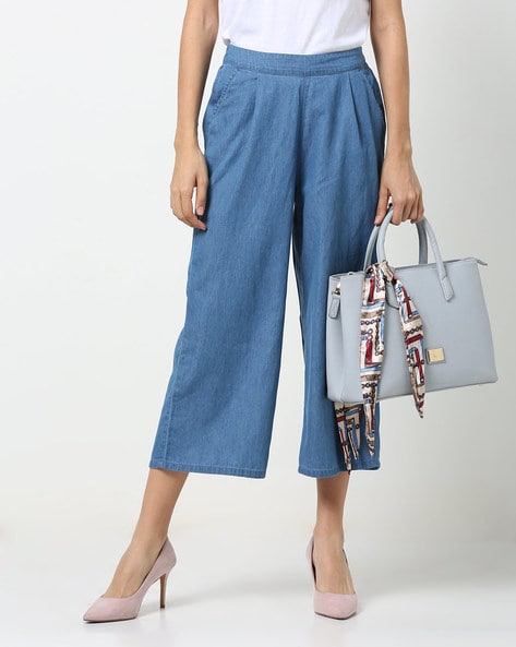 denim capris for women