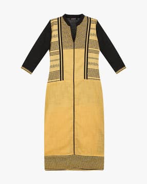 Kifahari Printed Cotton Straight Kurta