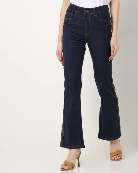 rainbow flare jeans