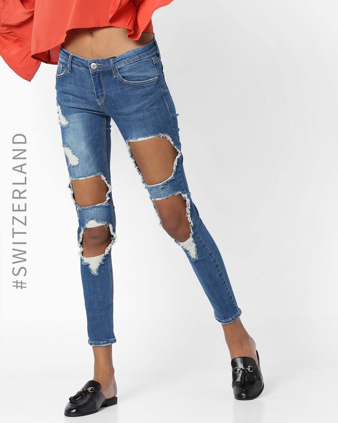 tally weijl low waist skinny