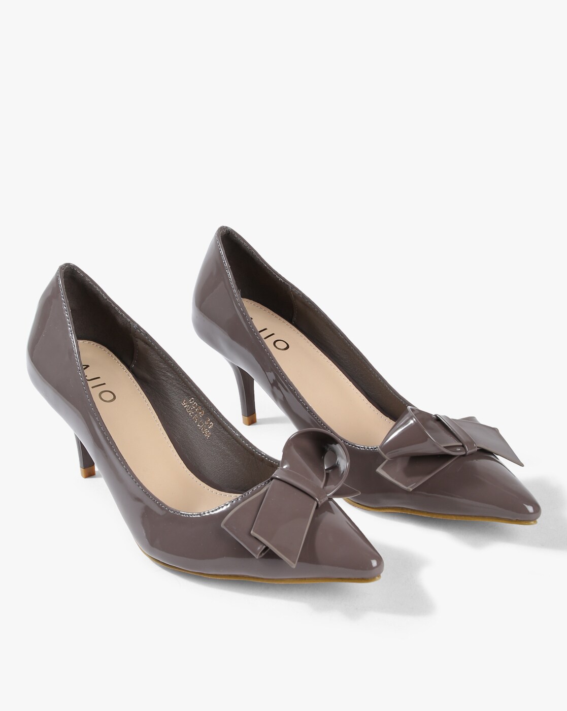 taupe heeled shoes
