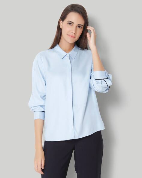 Buy Blue Shirts for Women by Vero Moda 
