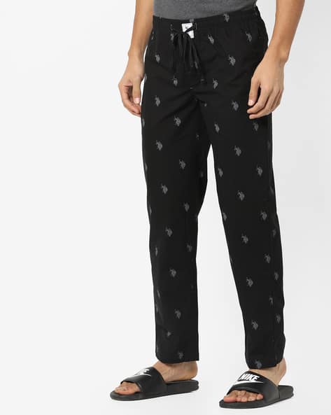 Buy Black Nightu0026LoungeWearSets for Men by U.S. Polo Assn. Online | Ajio.com