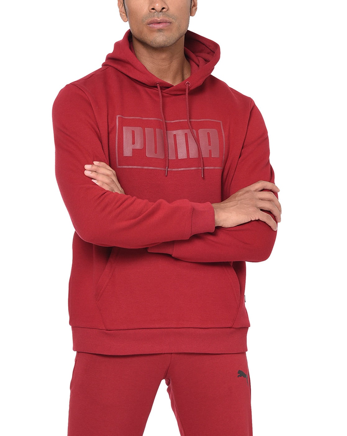 puma red sweatshirt