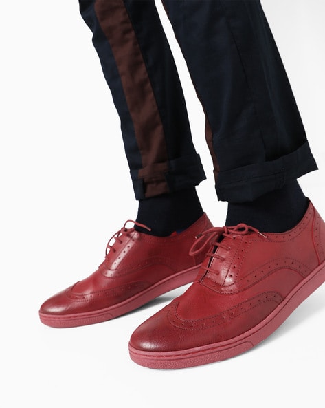 Buy Red Sneakers for Men by AJIO Online 
