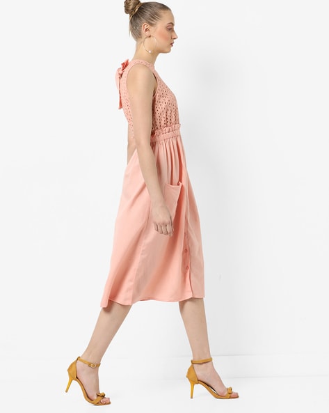 light pink floaty dress