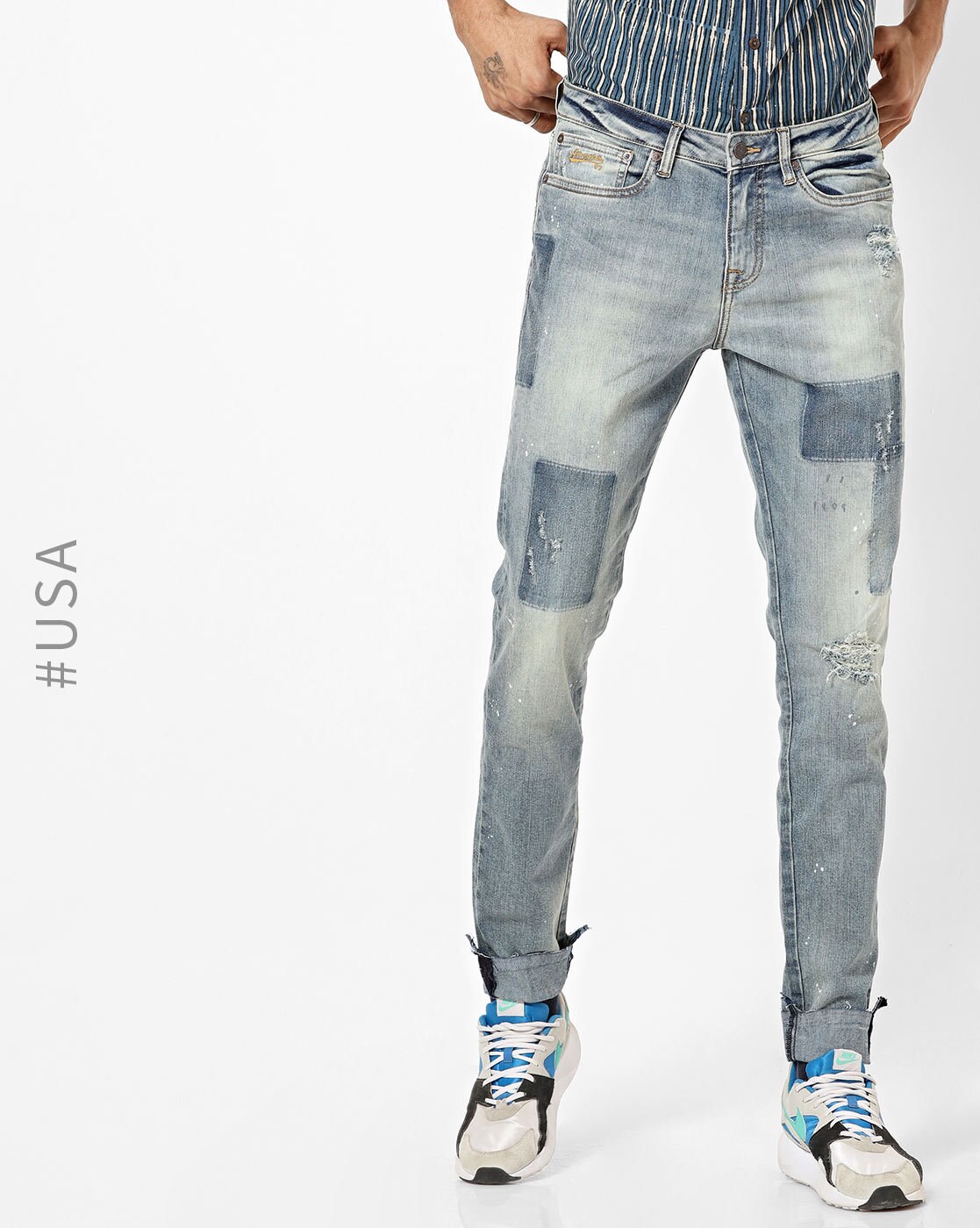 aeropostale ripped jeans mens