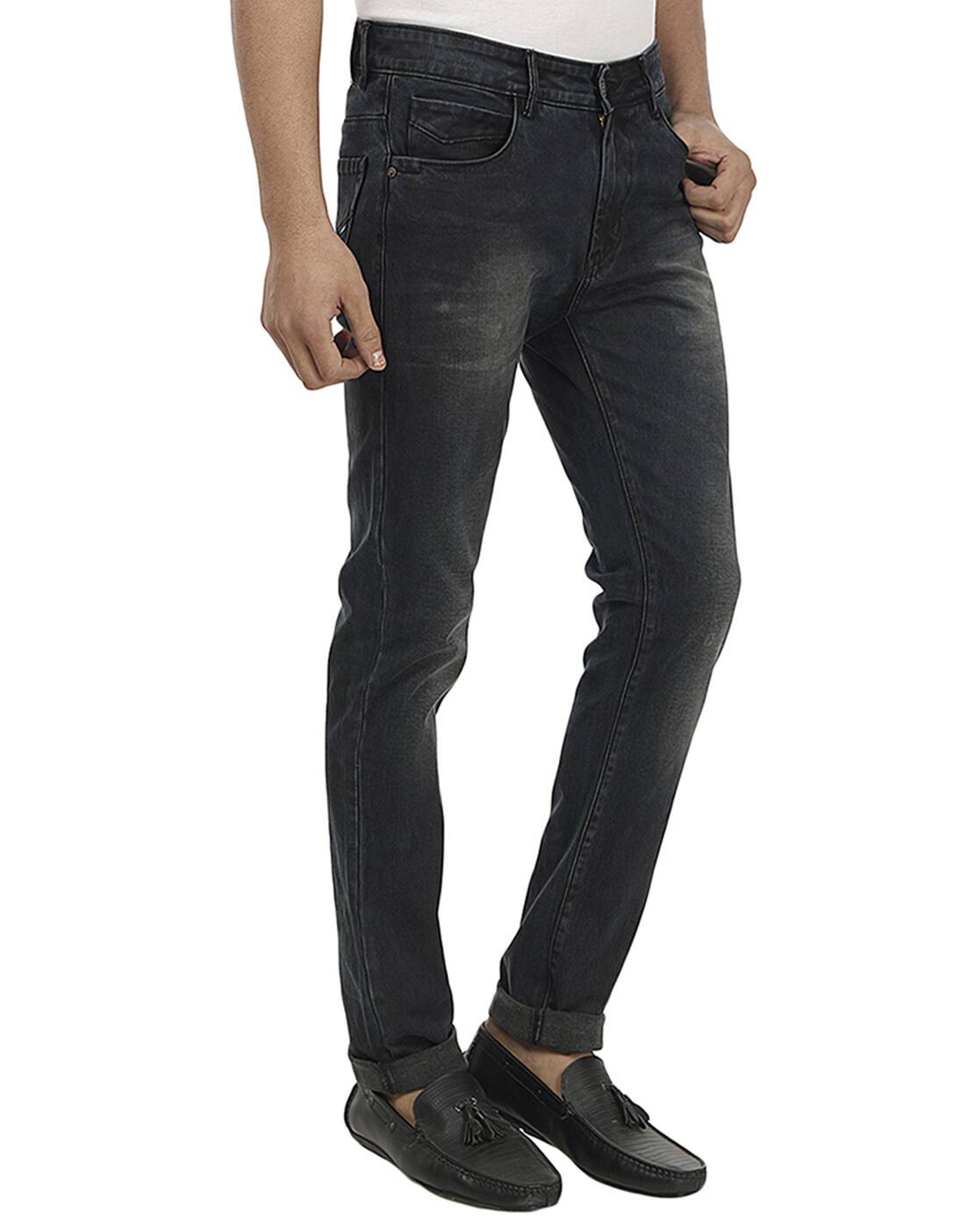 Buy Black Jeans for Men by FEVER Online 