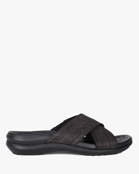 Capri Shimmer X-band Flat Sandals