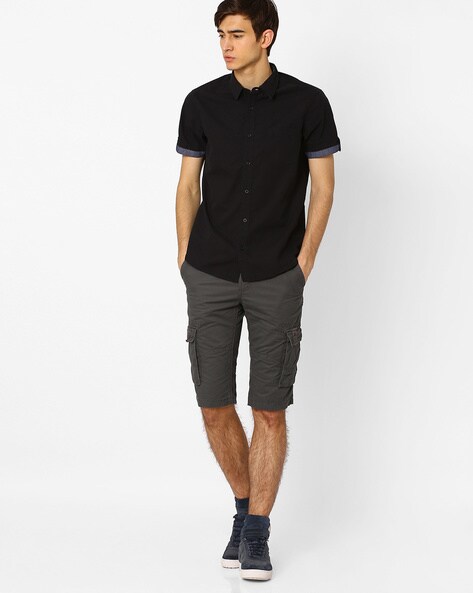 Buy Grey Shorts & 3/4ths for Men by DNMX Online