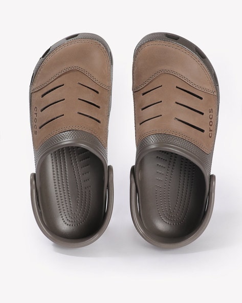 crocs brown sandals