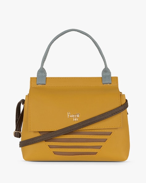 baggit yellow handbag