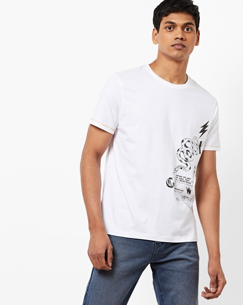 Valg Levere Blot Buy White Tshirts for Men by AJIO Online | Ajio.com