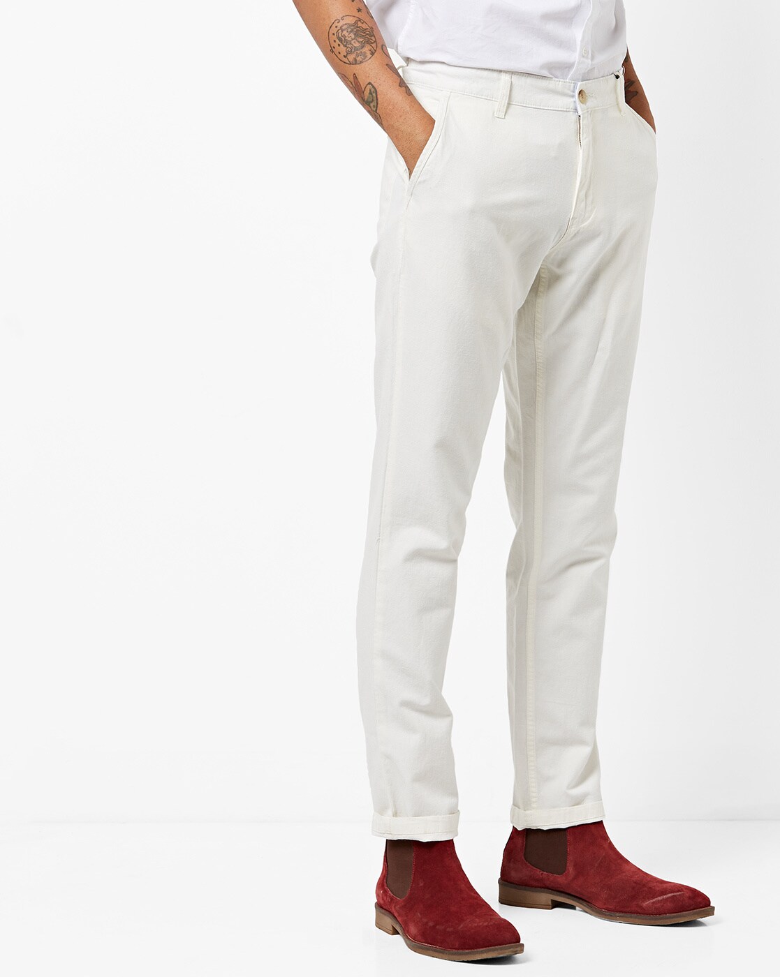 Buy Beige Trousers & Pants for Men by SUPERDRY Online | Ajio.com