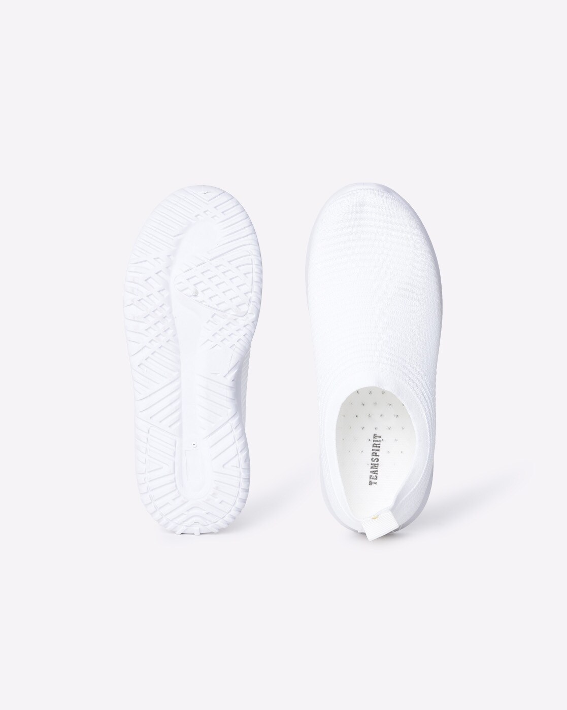 boys white slip on shoes