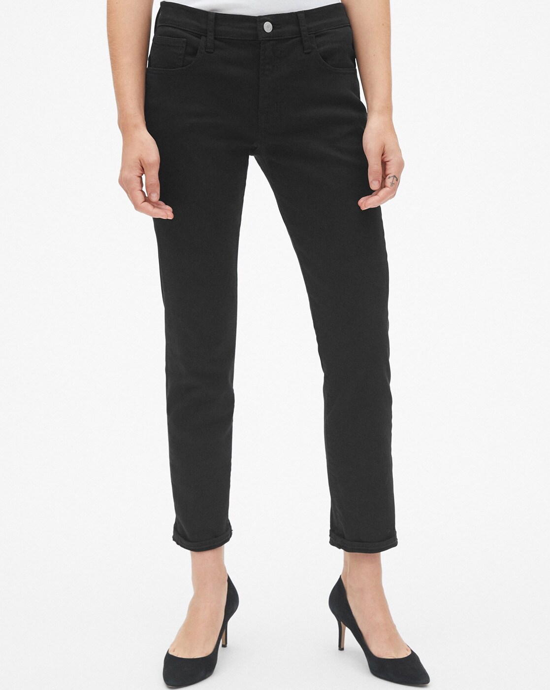 gap black jeans womens