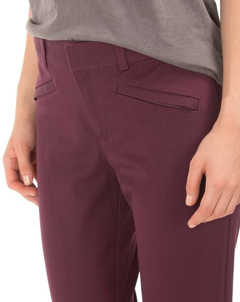 Buy Purple Trousers & Pants for Women by GAP Online