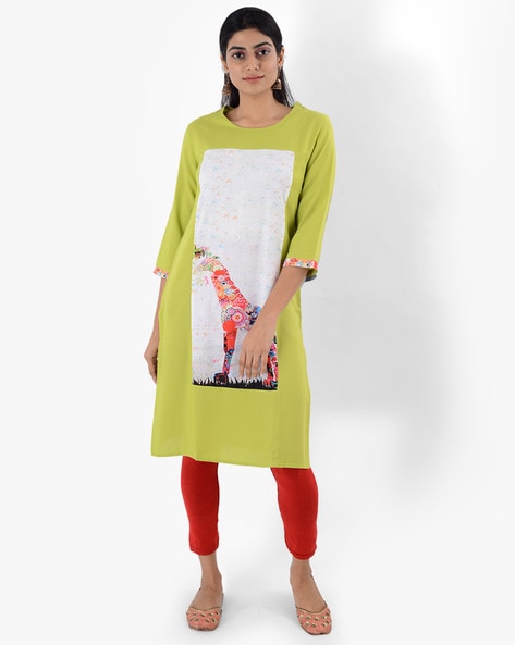 Buy Green Kurtis & Tunics for Women by NAMAH Online | Ajio.com