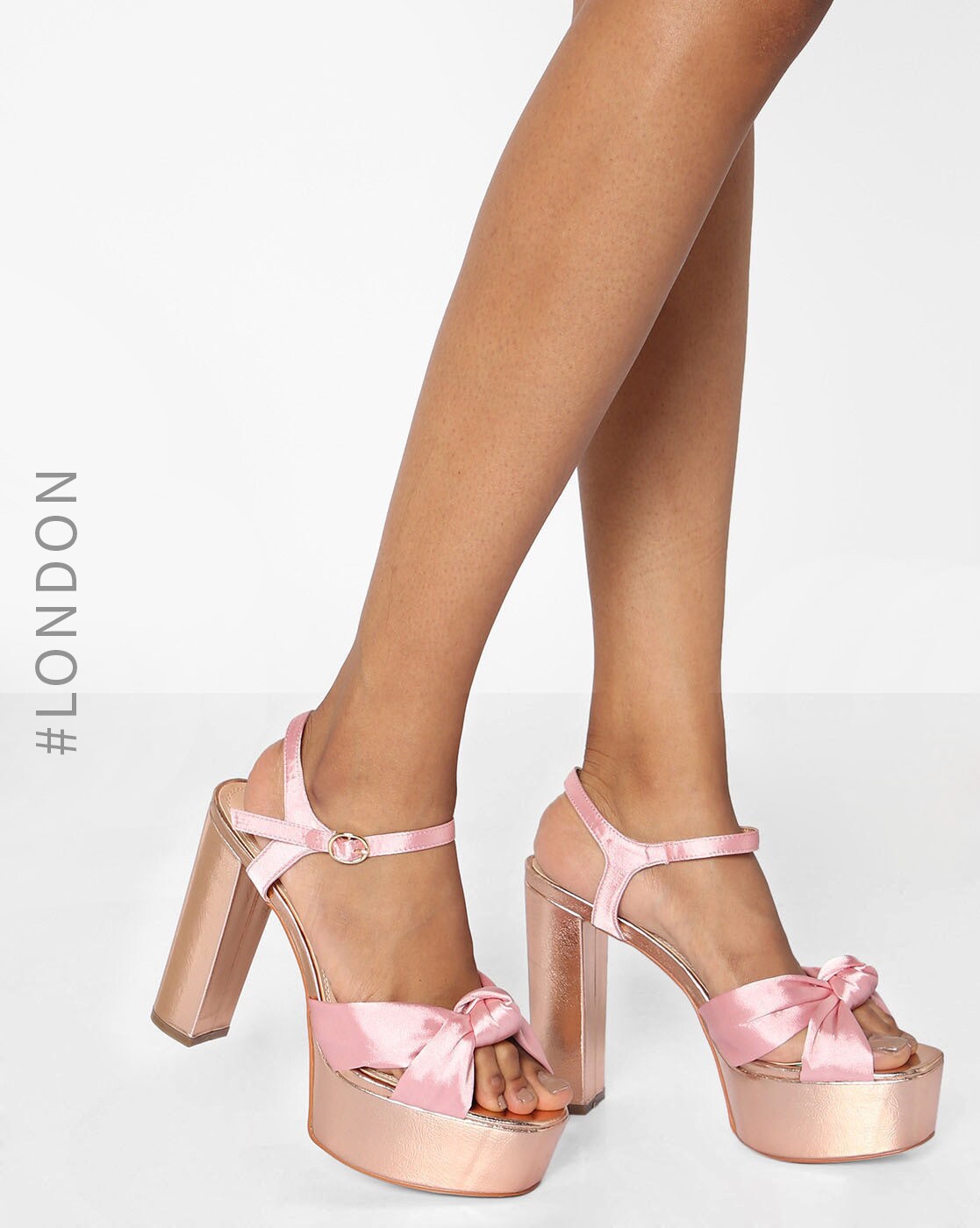 rose pink sandal heels