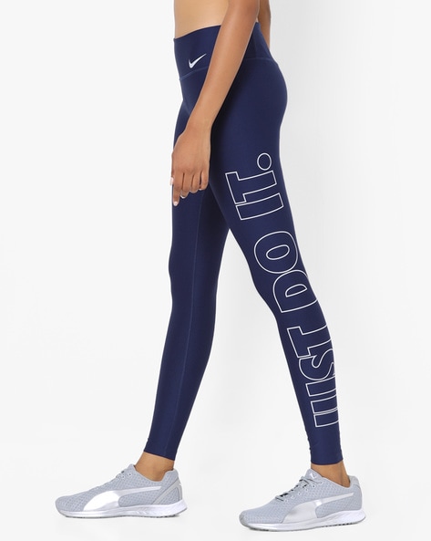 Buy Blue Leggings for Women by NIKE Online