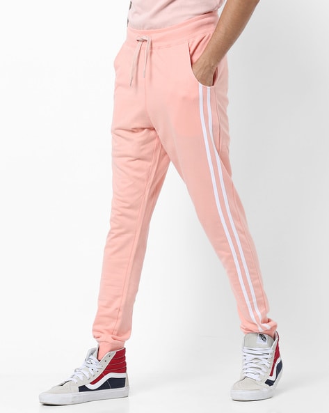 pink track pants mens