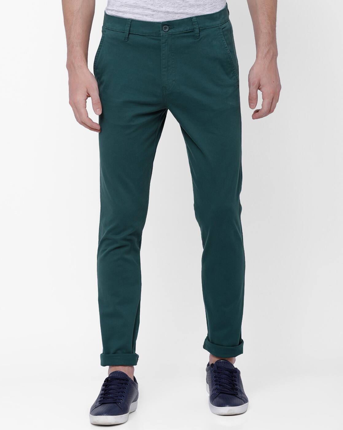 turquoise chinos mens