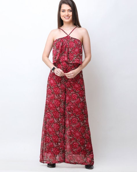 formal floral jumpsuit