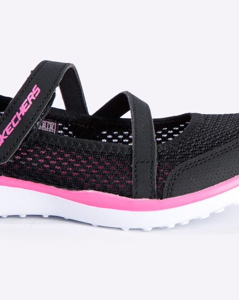 skechers strappy slip on shoes